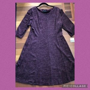 NWT Stretchy knit fit/flare dress